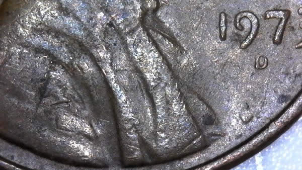 1973-D-Lincoln-Memorial-Cent-With-Over-Polished-Die-It's-A-Great-Example!